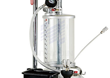 Mobile 2 Gal Chamber Air Operated Waste Oil Drainer / Air Powered Oil Extractor